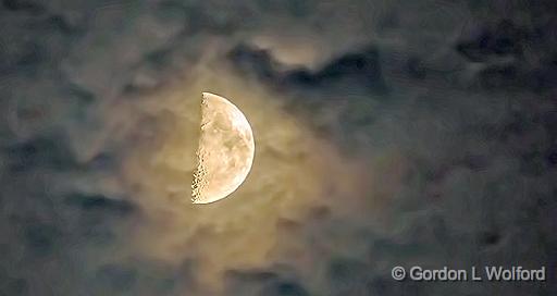 Clouded First Quarter Moon_P1200939.jpg - Photographed at Smiths Falls, Ontario, Canada.